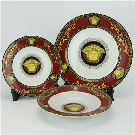 versace medusa rosenthal|Versace dinner set price.